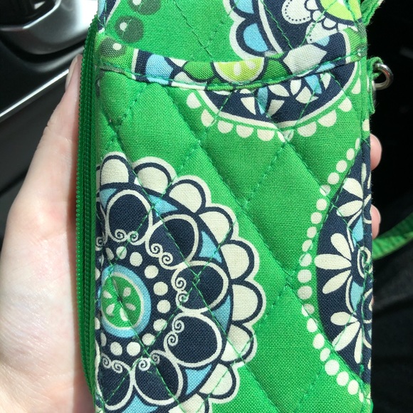 Vera Bradley Handbags - Vera Bradley wristlet wallet Green Cupcake